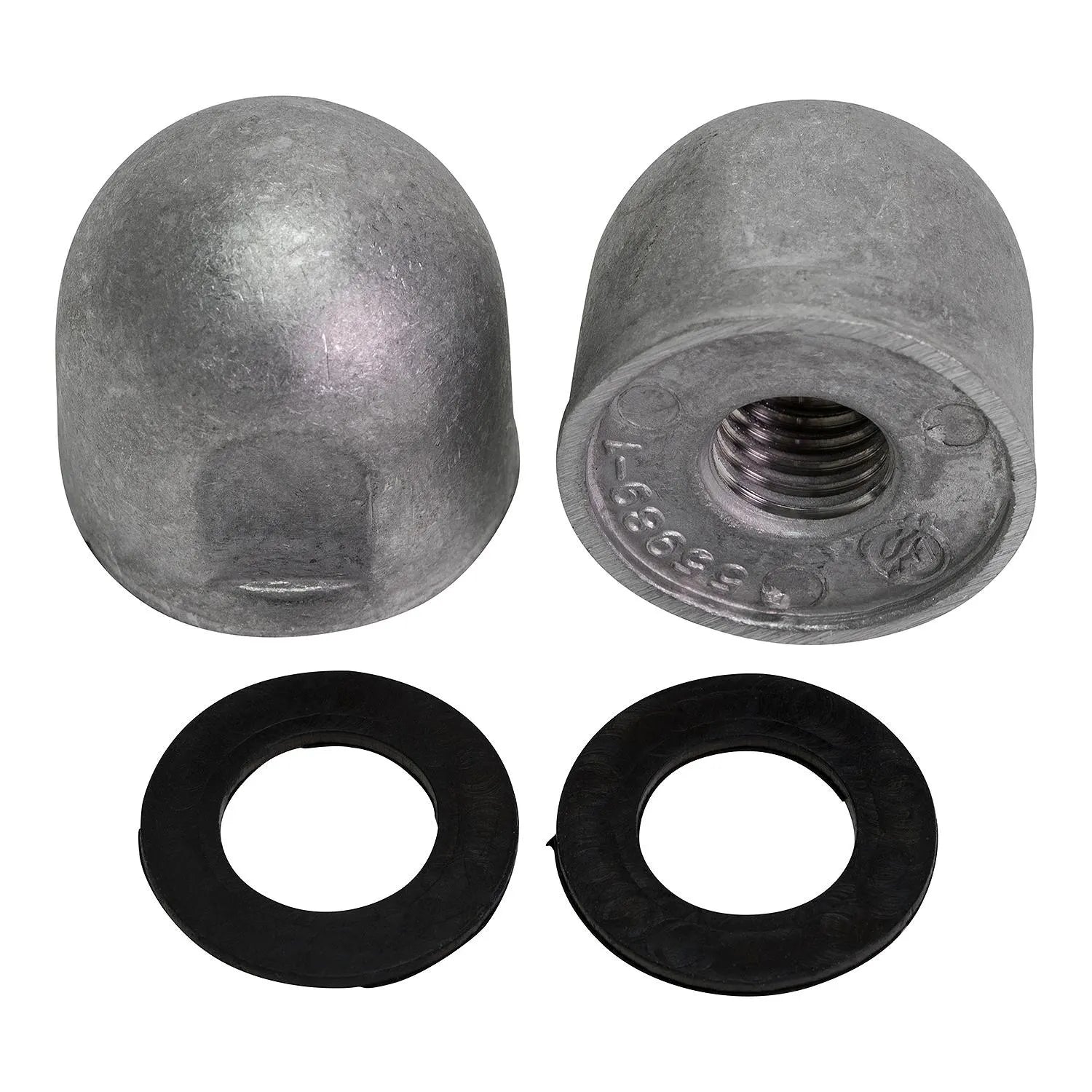 Quicksilver Aluminium-Anodenplatte MerCruiser Transom-Plate-Muttern · 55989Q9