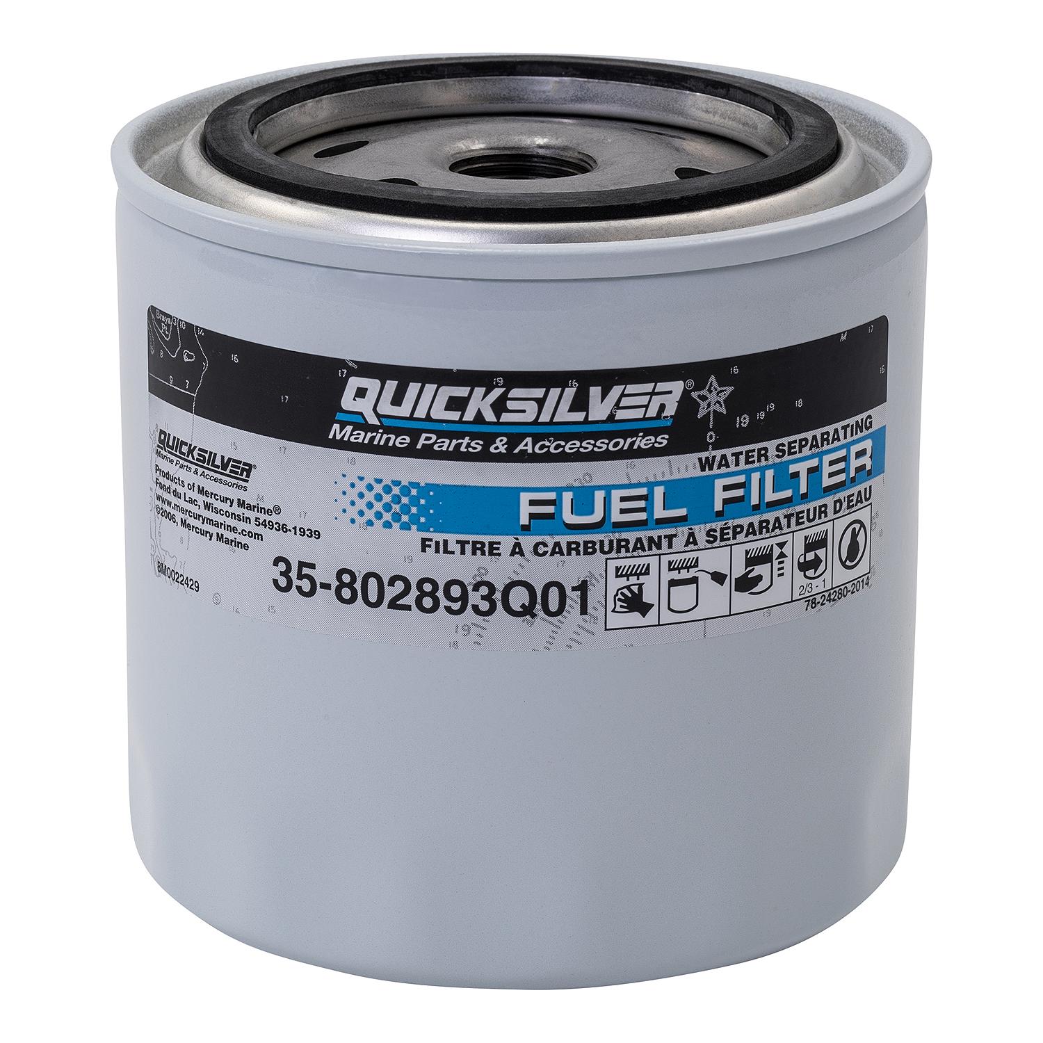 Quicksilver Wasserabscheider-Kraftstofffilter · 802893Q01