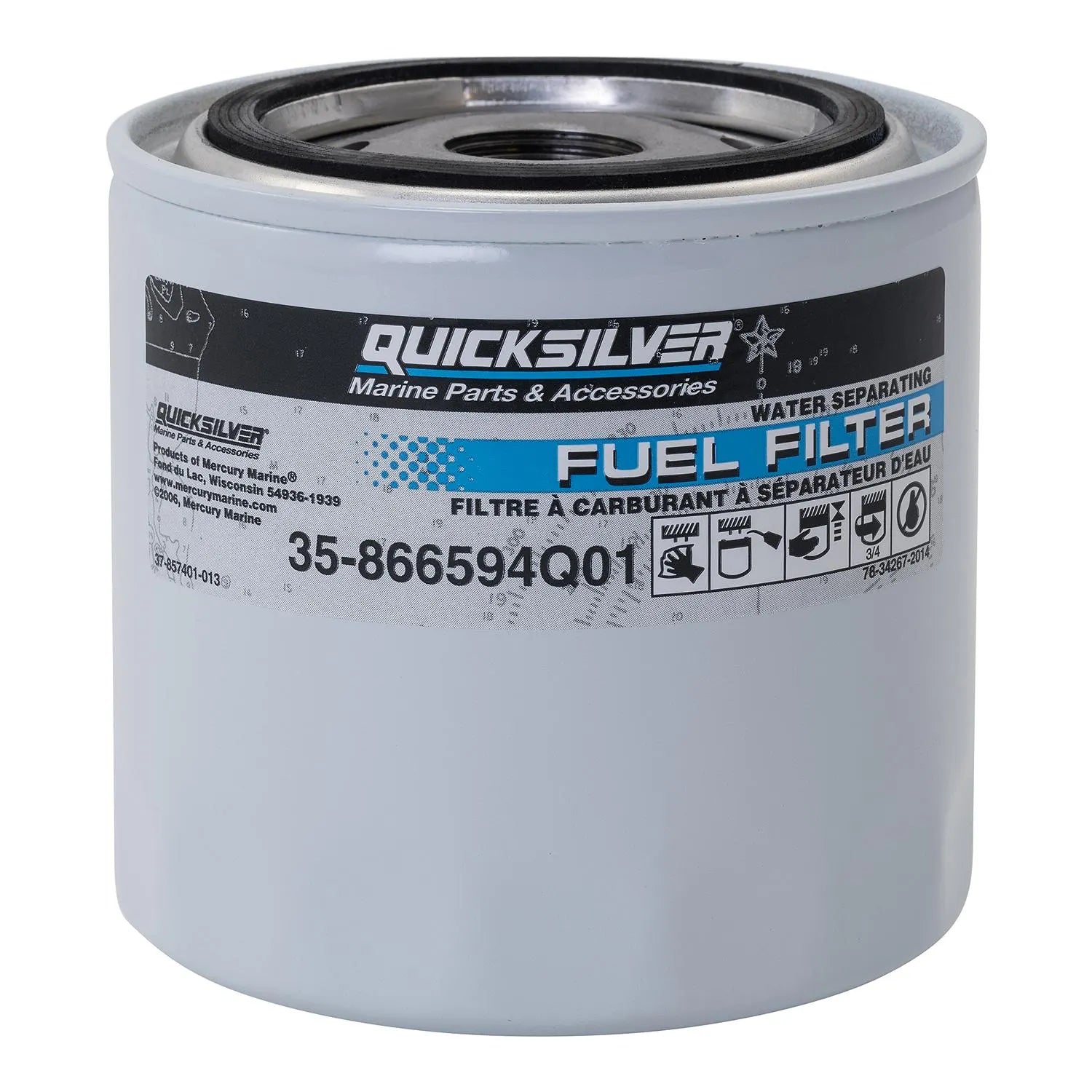 Quicksilver Wasserabscheider-Kraftstofffilter · 866594Q01