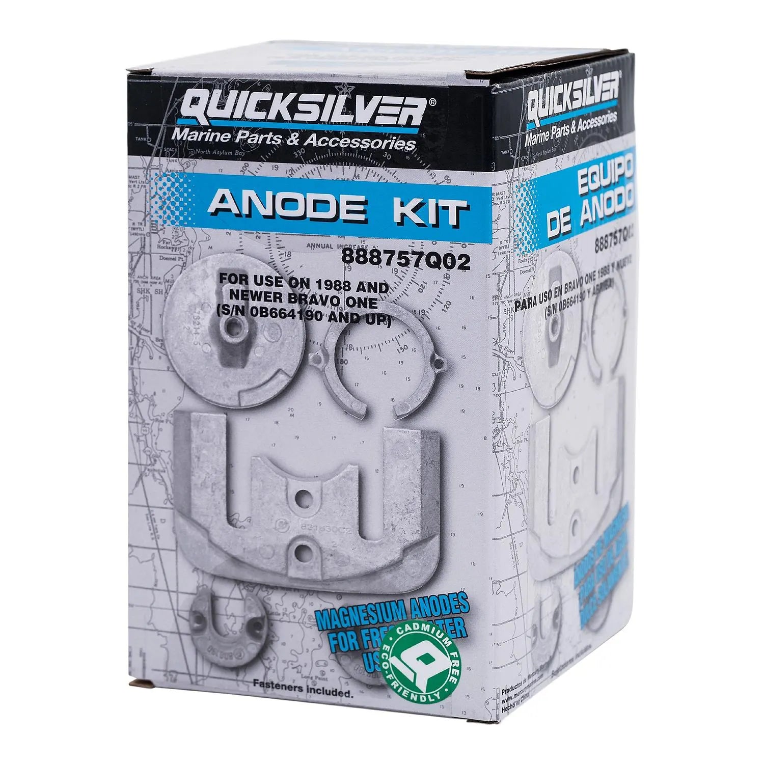 Quicksilver Magnesium-Anoden-Kit MerCruiser Bravo One Sterndrives · 888757Q02