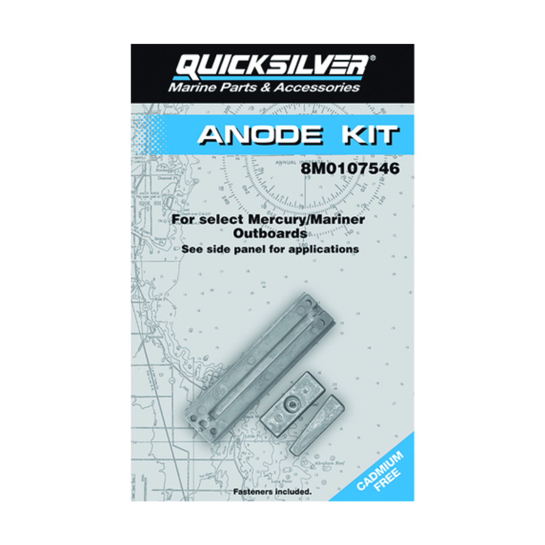 Aluminium-Anoden-Kit Mercury/Mariner Außenborder · Original 8M0107546