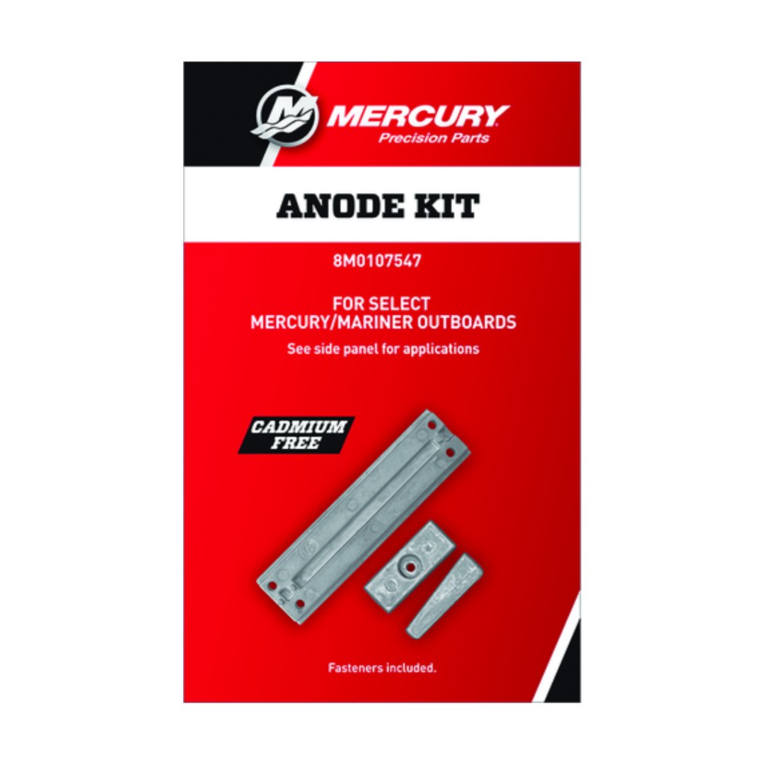 Aluminium-Anoden-Kit Mercury/Mariner Außenborder · Original 8M0107547