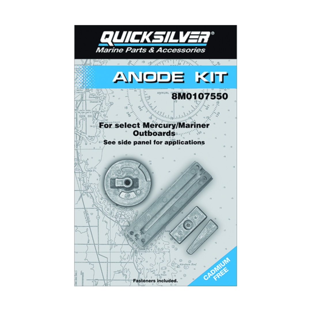 Aluminium-Anoden-Kit Mercury/Mariner Außenborder · Original 8M0107550