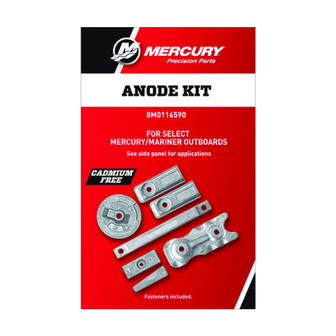 Aluminium-Anoden-Kit Mercury/Mariner Außenborder · Original 8M0116590