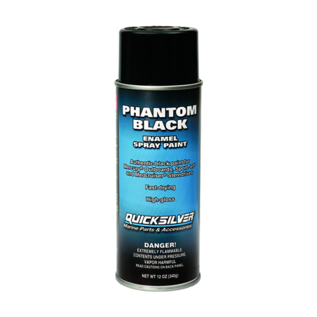 Quicksilver Sprühlack Phantom Black 340 g · Original 8M0185749